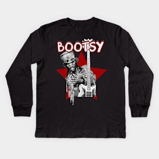 Bootsy Collins Stars Kids Long Sleeve T-Shirt